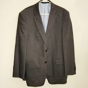 Tommy Hilfiger Wool Pinstripe Suit Jacket Mens Blazer